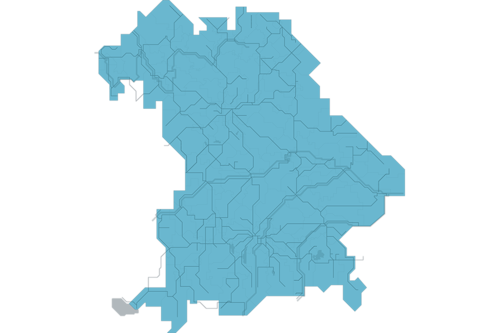 Grafik des Tarifbereichs Bayern