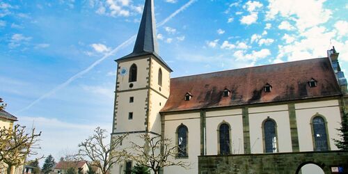 Kirche Zeuzleben, Foto: A. Jansen, Lizenz: Gemeinde Werneck