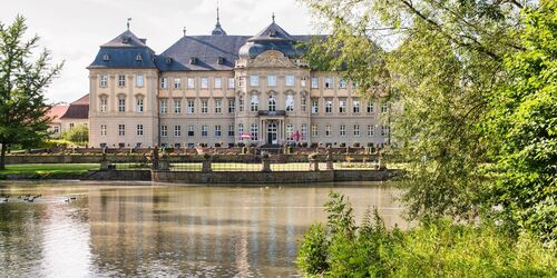 Schloss Werneck mit Blick auf den Parksee, Foto: F.Trykowski