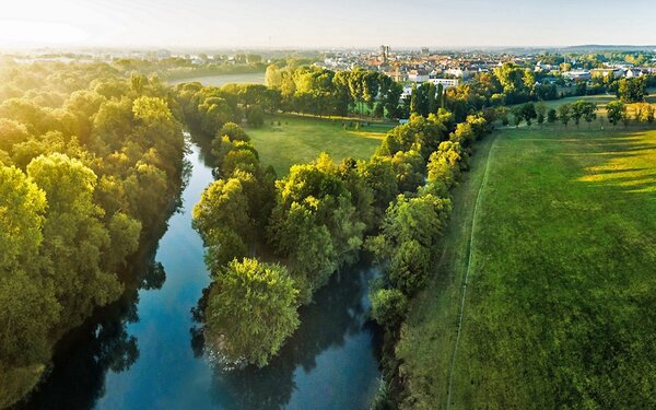Flussdreieck bei Fürth, Foto: Johannes Heuckeroth, Lizenz: TI Fürth