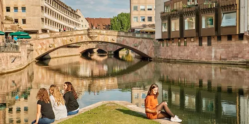 Sommer in Nürnberg, Pegnitz, Foto: Florian Trykowski