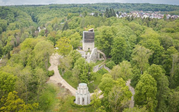 Burgruine Obere Veste in Treuchtlingen, Foto: Dietmar Denger, Lizenz: Naturpark Altmühltal