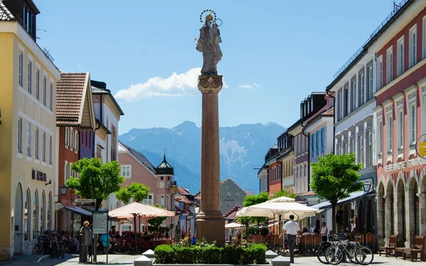 In der Fußgängerzone Murnau, Foto: Simon Bauer