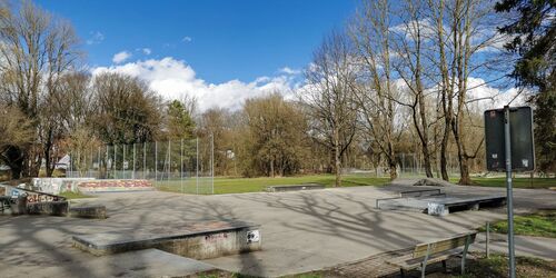 Skatepark auf der Luitpoldanlage, Foto: Stadt Freising