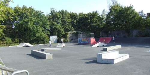 Skatepark auf dem Freizeitpark Villeneuve sur Lot 