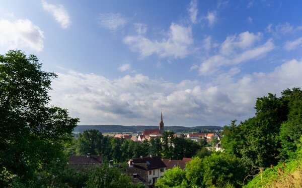 Panoramablick auf Sachsen