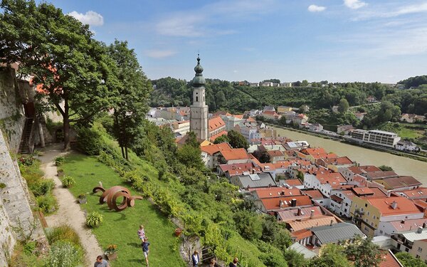 Blick von der Burg auf die Altstadt