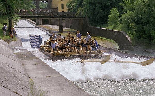 Flossrutsche Isar Mühlthal