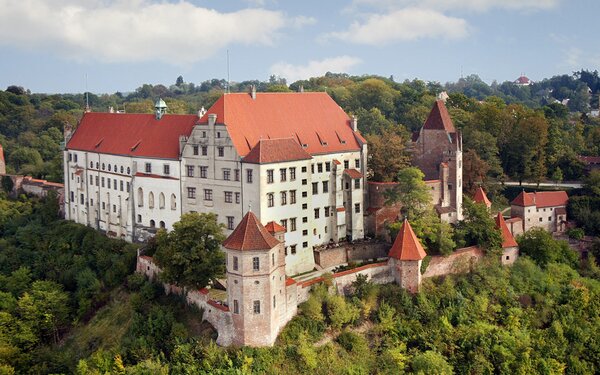 Burg Trausnitz von oben