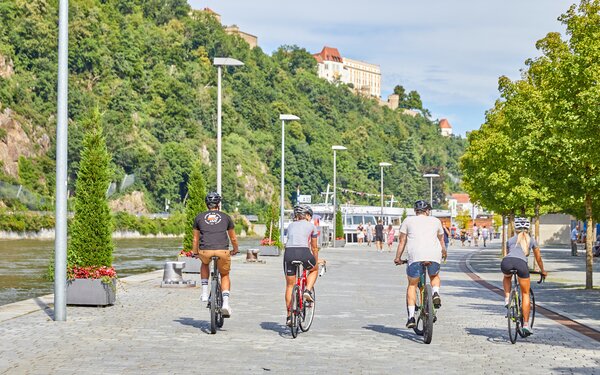 Veste Oberhaus über der Donau