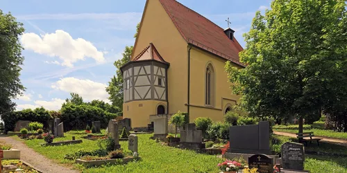 Die Kreuzkapelle Obernbreit, Foto: Uwe Miethe, Lizenz: DB