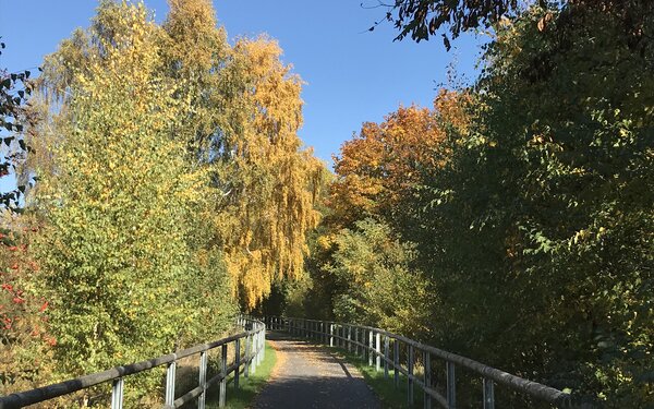Brückenradweg bei Holenbrunn