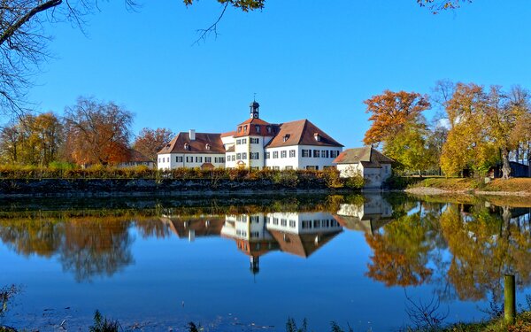 Weißes Schloss in Triesdorf
