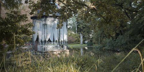 Pagoda im Park in Augsburg