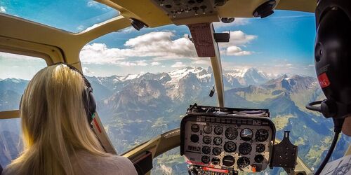Soar up to the sky: Helicopter ride over the Allgäu