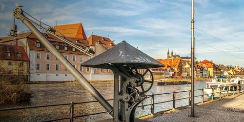 Ufer der Regnitz in Bamberg