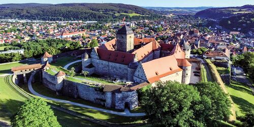 Luftaufnahme Festung Rosenberg in Kronach