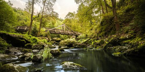 Circular hiking trail in Bad Steben in the Franconian Forest