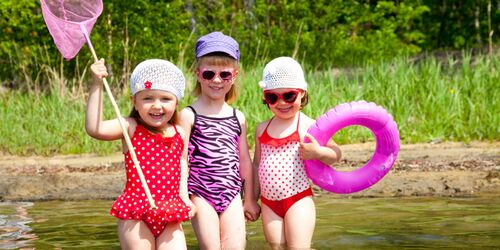 The Further natural pool in Oberhaching