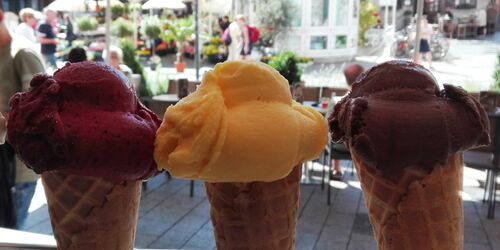 N"ice" work: Ice cream from "Benito" in Würzburg