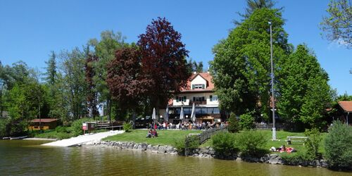 Seerestaurant Alpenblick im Sommer