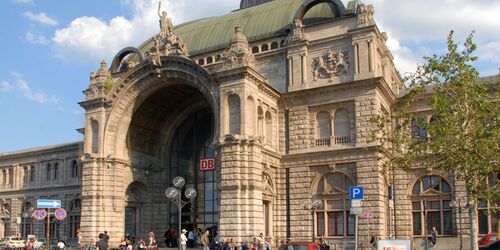 Außenansicht des Bahnhof Nürnberg