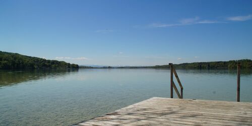 Camp site on Lake Pilsensee