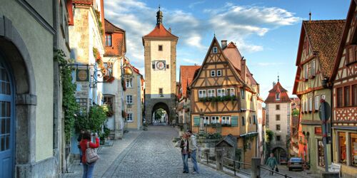 Time travel in the old town of Rothenburg ob der Tauber