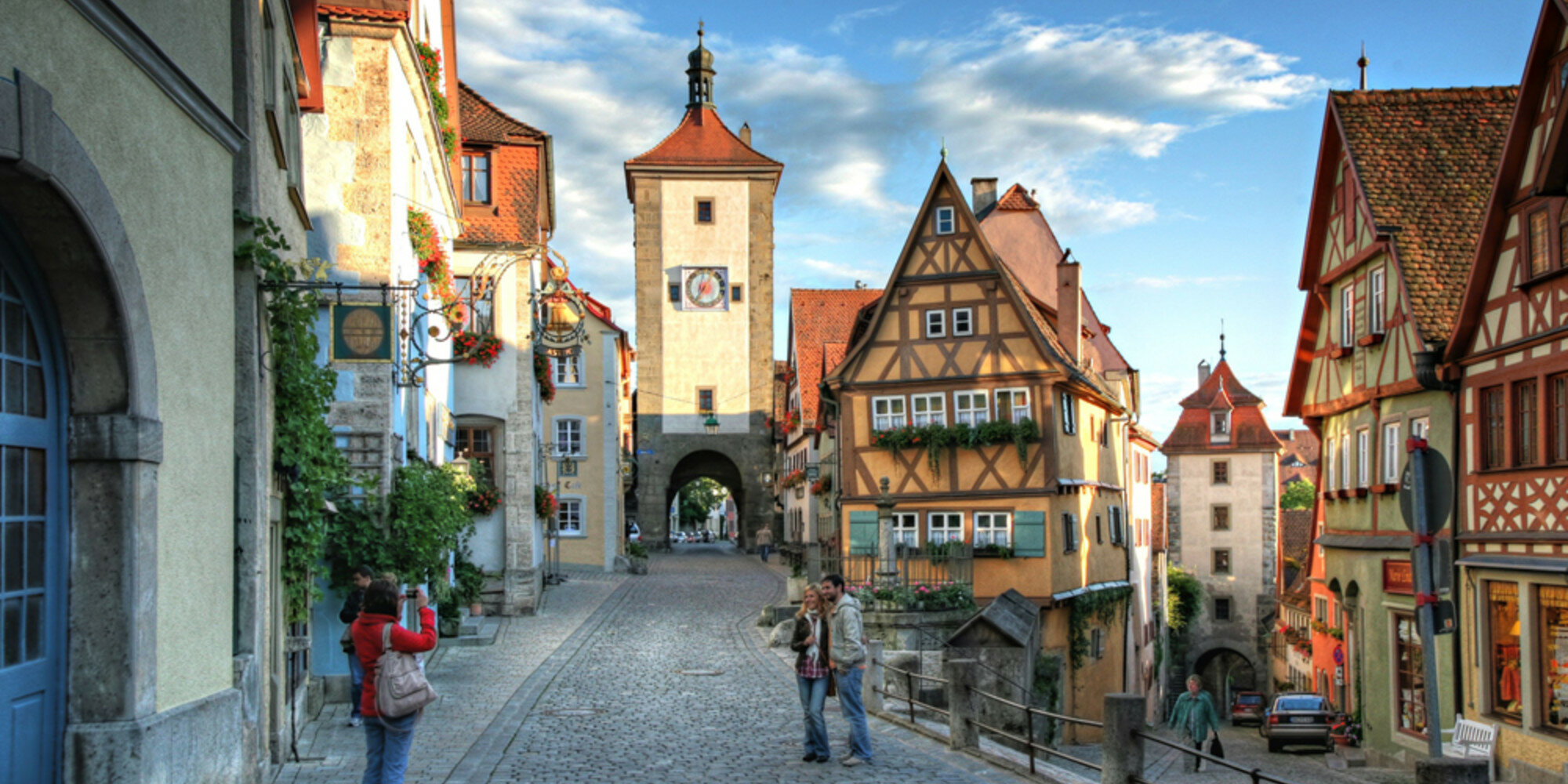 The old town of Rothenburg from ob der Tauber | DB Regio Bayern