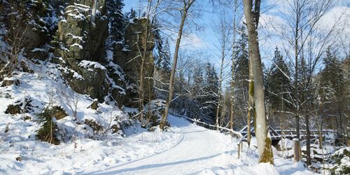 Circular hiking trail in Bad Steben in the Franconian Forest