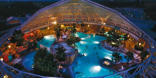 Luftaufnahme von der Therme Erding