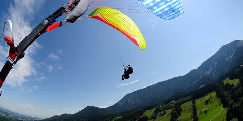 Paragliding across Upper Bavaria