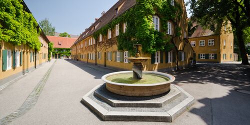 The 500-year-old Fuggerei: the world's oldest surviving social housing is located in Augsburg